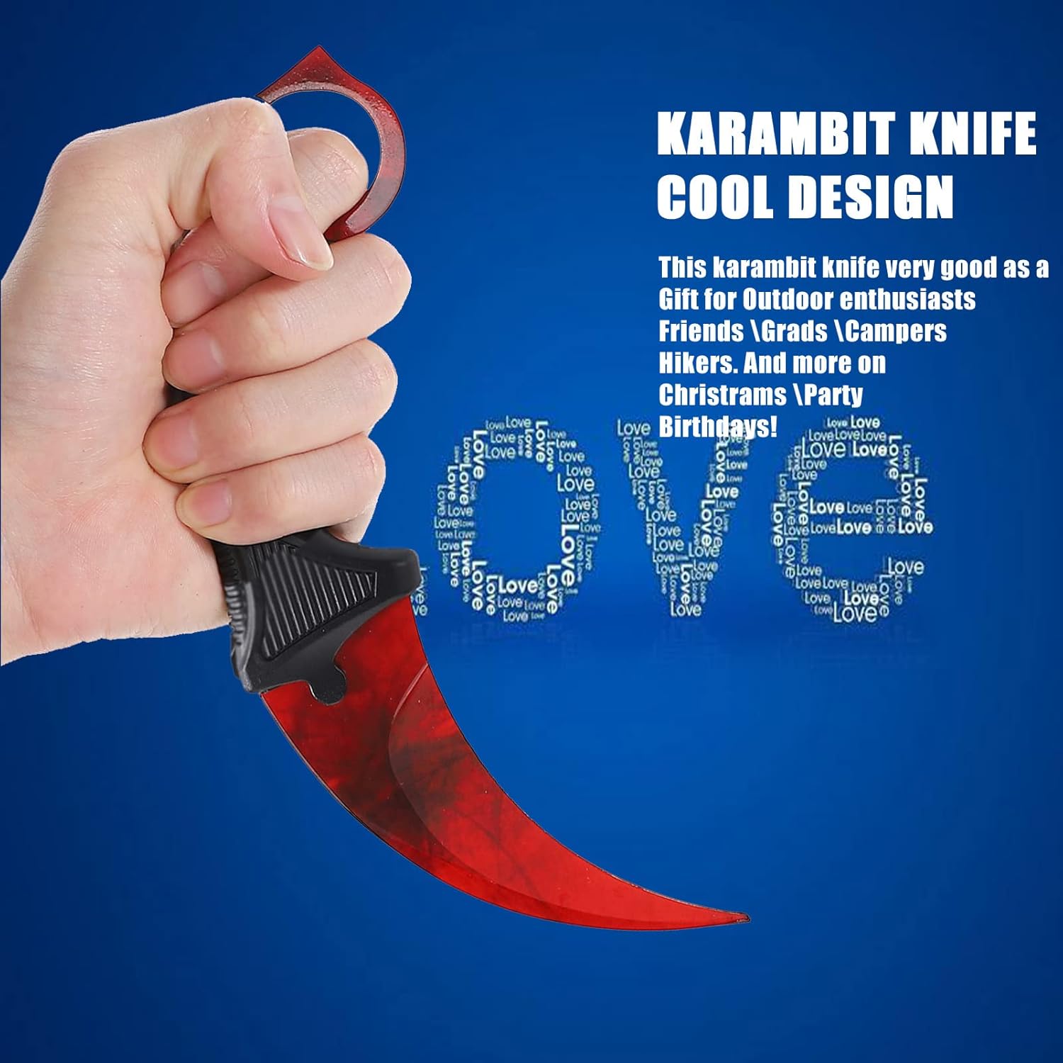 Cuțit Karambit de Antrenament 19 cm - Fără Tăiș