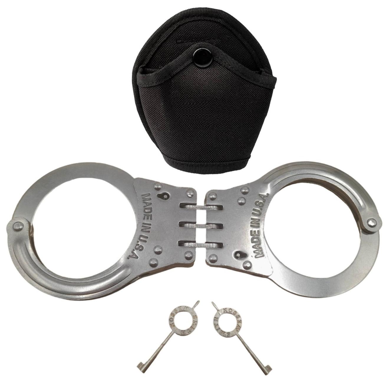 Catuse cu balama, Tight Lock, otel inoxidabil, 20 cm, husa tactica inclusa