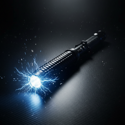 Baston Cu Electrosoc Si Lanterna, Duraluminiu HY-X10, Siguranta si Incredere