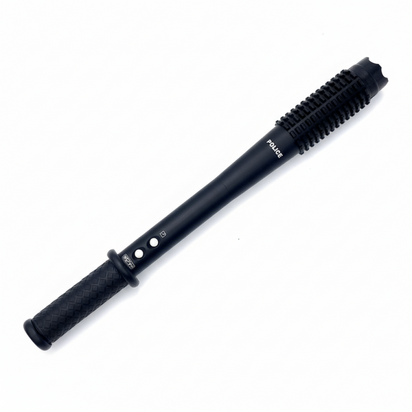 Baston Police HY-1118B – Protecție Completă cu Electrosoc și Lanternă LED