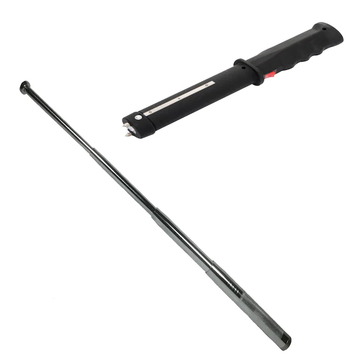 Set Autoapărare – Baston Electroșoc TW-809 + Baston Telescopic 64cm