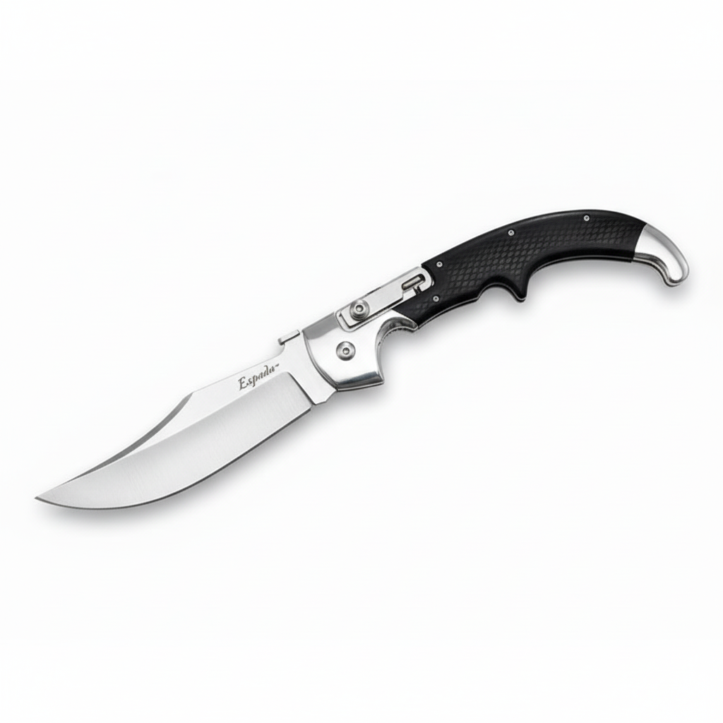 Briceag Tactic Espada 30cm - Oțel S35VN Premium, Lamă Curbată 14cm